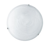 PLAFONIERA DUNA BIANCA 1XE27 30X30X8CM