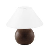 LUMETTO ROVERE LEGNO ROVERE/BIANCO 1XE14 23X23CM