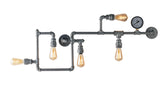 PLAFONIERA AMARCORD ZINCATA 5XE27 109X9,5X47CM