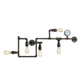 PLAFONIERA AMARCORD RUGGINE 5XE27 109X9,5X47CM