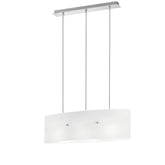 SOSPENSIONE AMSTERDAM BIANCA 3XE27 63X63X140CM