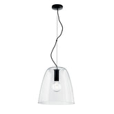 SOSPENSIONE ARES TRASPARENTE 1XE27 35X117CM