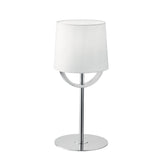 LUMETTO ASTORIA CROMO/BIANCO 1XE27 18X40,5CM