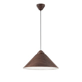 SOSPENSIONE BIGBANG MARRONE/BIANCA 1XE27 49X25X183,5CM
