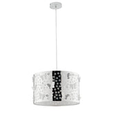 SOSPENSIONE BUTTERFLY CROMO 1XE27 35X35X100CM