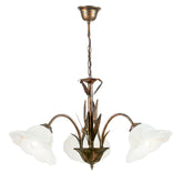 LAMPADARIO BYRON RUGGINE 3XE27 64X100CM