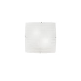 PLAFONIERA CELINE BIANCA 2XE27 30X30X9CM