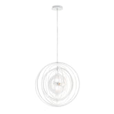 SOSPENSIONE CLUB BIANCA 1XE27 50X50X120CM