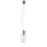 SOSPENSIONE FELLINI CROMO 1XE27 18X120CM