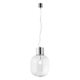 SOSPENSIONE FELLINI CROMO 1XE27 30X163CM