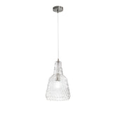 SOSPENSIONE GALWAY TRASPARENTE 1XE27 23X150CM