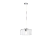 SOSPENSIONE TRASPARENTE 1XE27 30X30X150CM