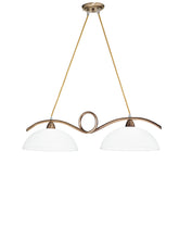 SOSPENSIONE HALLEY BRUNITA 2XE27 76X30X110CM