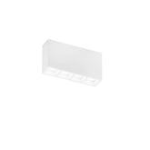 PLAFONIERA HAPIS RETTANGOLARE BIANCA 4XGU10 MINI 21X5,5X11CM