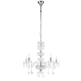 LAMPADARIO INCANTO CROMO 5XE14 69X154CM