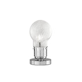 LUME LAMPADINA CROMO 1XE14 15X28CM