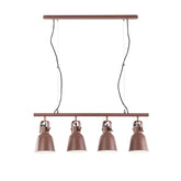 SOSPENSIONE LEGEND CORTEN/RAME 4XE27 85,5X15,5X179CM