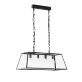 SOSPENSIONE LEXINGTON NERA 4XE27 80X35X113CM