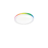 PLAFONIERA LED MAKEUP TONDA BIANCA 35W/4050LM CCT+RGB 40X40X7CM