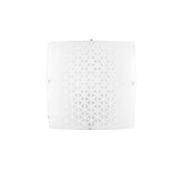 PLAFONIERA MAORI BIANCA 4XE27 50X50X12CM