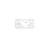APPLIQUE MUSA OPALE/TORTORA 1XE27 30X8,5X15CM