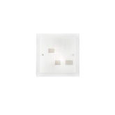 PLAFONIERA MUSA OPALE/TORTORA 2XE27 30X8,5X30CM