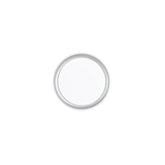 PLAFONIERA LED NEON TONDA BIANCA/SILVER 24W 3450LM CCT 40X40X7CM