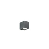 APPLIQUE QUBO ANTRACITE 1XGU10 IP54 6,7X9,3X8CM