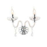 APPLIQUE RIFLESSO CROMO 2XE14 40X18X35CM
