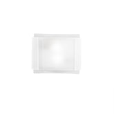 PLAFONIERA RIGHE BIANCA 2XE27 35X8X28CM
