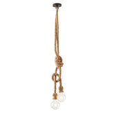 SOSPENSIONE ROPE CANAPA 2XE27 150CM