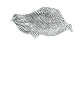 PLAFONIERA RUMBA TRASPARENTE 9XG9 72X72X16CM