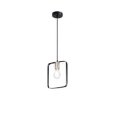 SOSPENSIONE SMITH NERA/ORO 1XE27 19,5X10X160CM