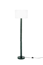 PIANTANA SULTAN VERDE IN METALLO+VELLUTO 1XE27 15W, LAMP. Dia40XH20CM, STRTTURA 40X40X153CM