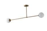 SOSPENSIONE THEMYS ORO 2XE14 120X170CM
