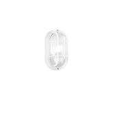 PLAFONIERA TURTLE BIANCA OVALE 1XE27 IP54 12X10,5X20,5CM