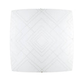 PLAFONIERA VECTOR BIANCA/GRIGIA 4XE27 50X50X12CM