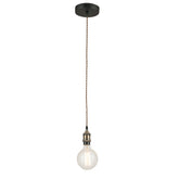 SOSPENSIONE VINTAGE RAME 1XE27 126CM