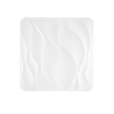 PLAFONIERA LED WAVE BIANCA 66W 6540LM CCT DIMMERABILE WI-FI CON TELECOMANDO 64X10X64CM