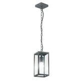 SOSPENSIONE MIRAGE ANTRACITE 1XE27 IP44 13X13X90CM