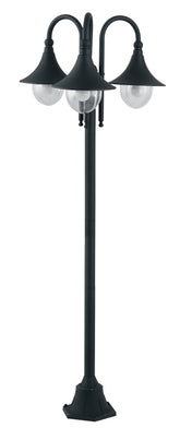 PALO PAVIA NERO 3XE27 IP44 56X190CM