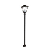 PALETTO PRISMA ANTRACITE 1XE27 IP44 16X16X100CM