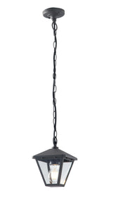 SOSPENSIONE PRISMA ANTRACITE 1XE27 IP44 16X16X83CM