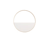 PLAFONIERA LED ALBA CIRCOLARE BIANCA E ORO 6W 900LM CCT 35X35X3,5CM