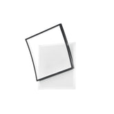PLAFONIERA LED AYRTON QUADRATA NERA 42W 5200LM CCT 37X10X42CM