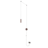 APPLIQUE LED CANDLE BRONZO IN ACRILICO E ALLUMINIO 7W 720LM 4000K 400X20X4CM