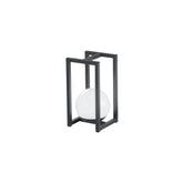 LAMPADA RICARICABILE LED CLIMAX NERA 2W 140LM 4000K IP54 16X16X30,4CM