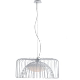 SOSPENSIONE LED COUGAR BIANCA 24W 2740LM 4000K 50X26X120CM