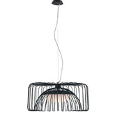 SOSPENSIONE LED COUGAR NERA 24W 2740LM 4000K 50X26X120CM