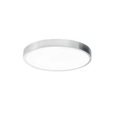 PLAFONIERA LED DOMO CROMO TONDA 24W 2700LM 4000K IP44 24X2,4CM